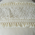 Decoratieve Kussen met Textuurpatroon en Franje