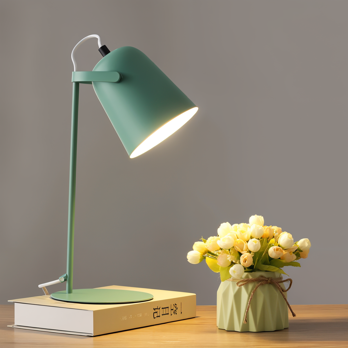 Macaron Tafel Lamp - Noordelijke Gele Bureaulamp - Verstelbare Lamp