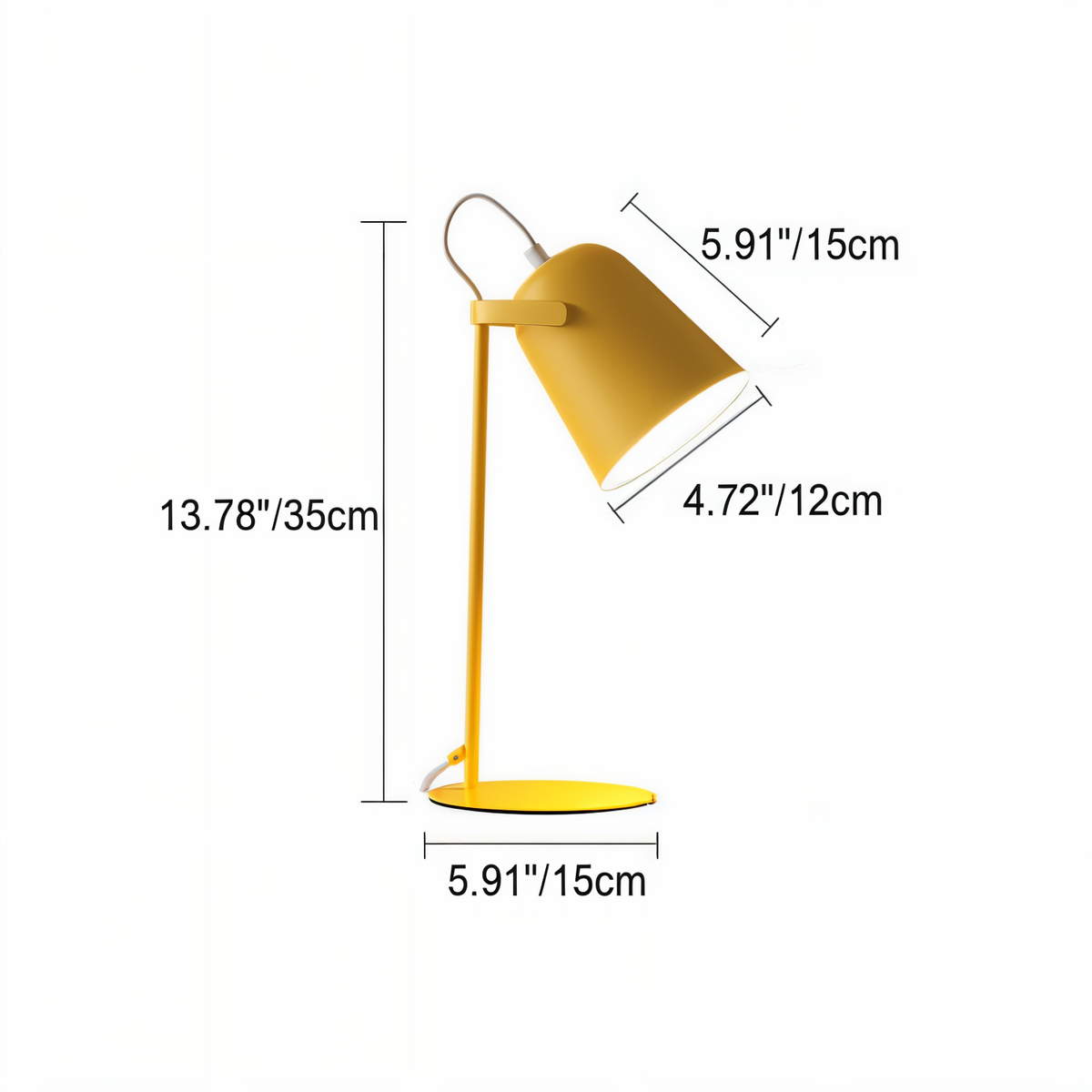 Macaron Tafel Lamp - Noordelijke Gele Bureaulamp - Verstelbare Lamp