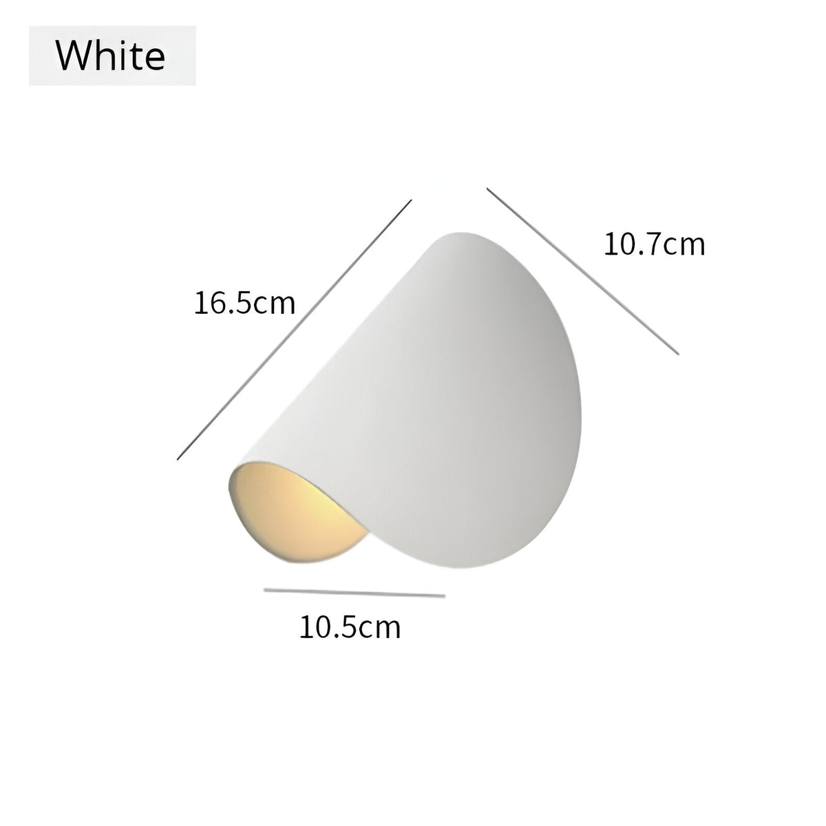 Twist Wandlamp - Rotatable Metalen Wandlamp - Gebogen Wanduitsparing