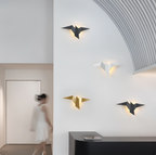 OriTori Wandlamp - Geometrische Origami Vogel Wandlamp - Japanse Stijl Wandlicht Ontwerp