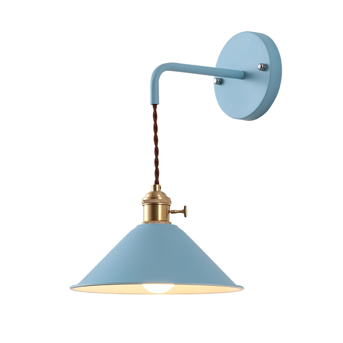 Retro Vintage Wandlamp - Vintage-inspired cone metal wall lamp