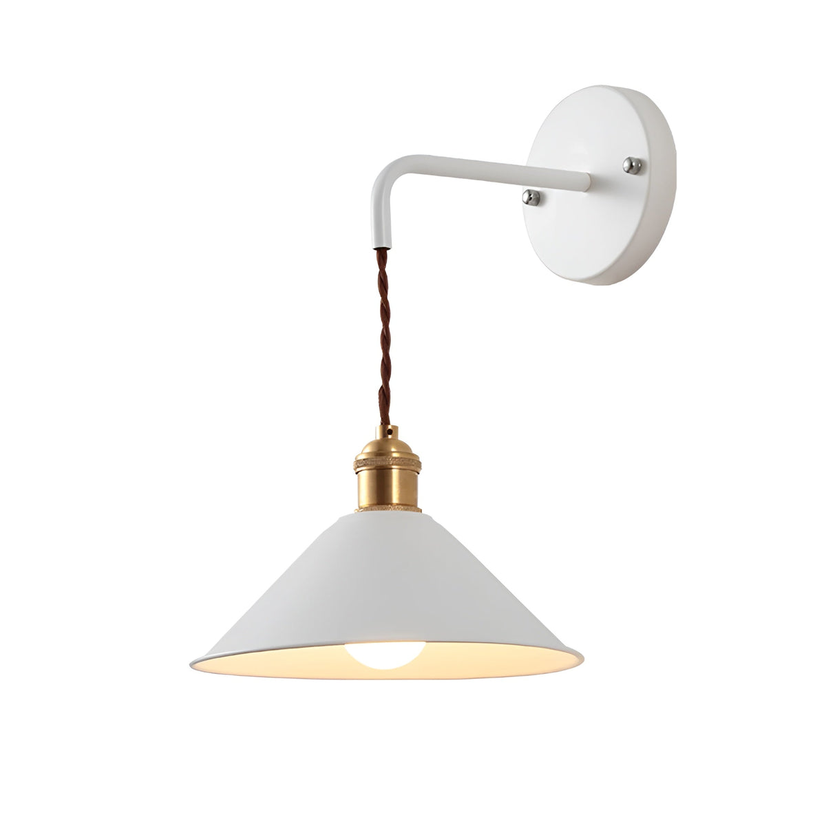 Retro Vintage Wandlamp - Vintage-inspired cone metal wall lamp