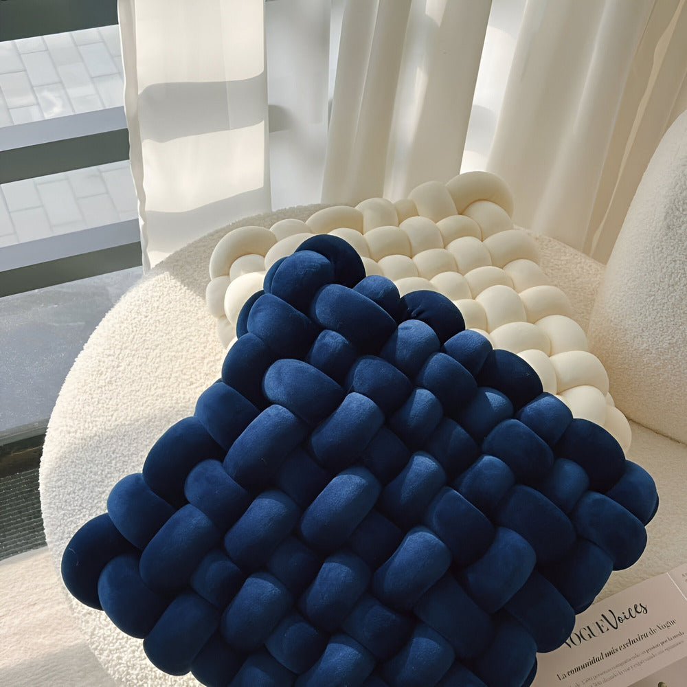Decoratieve Kussen met Knopdesign