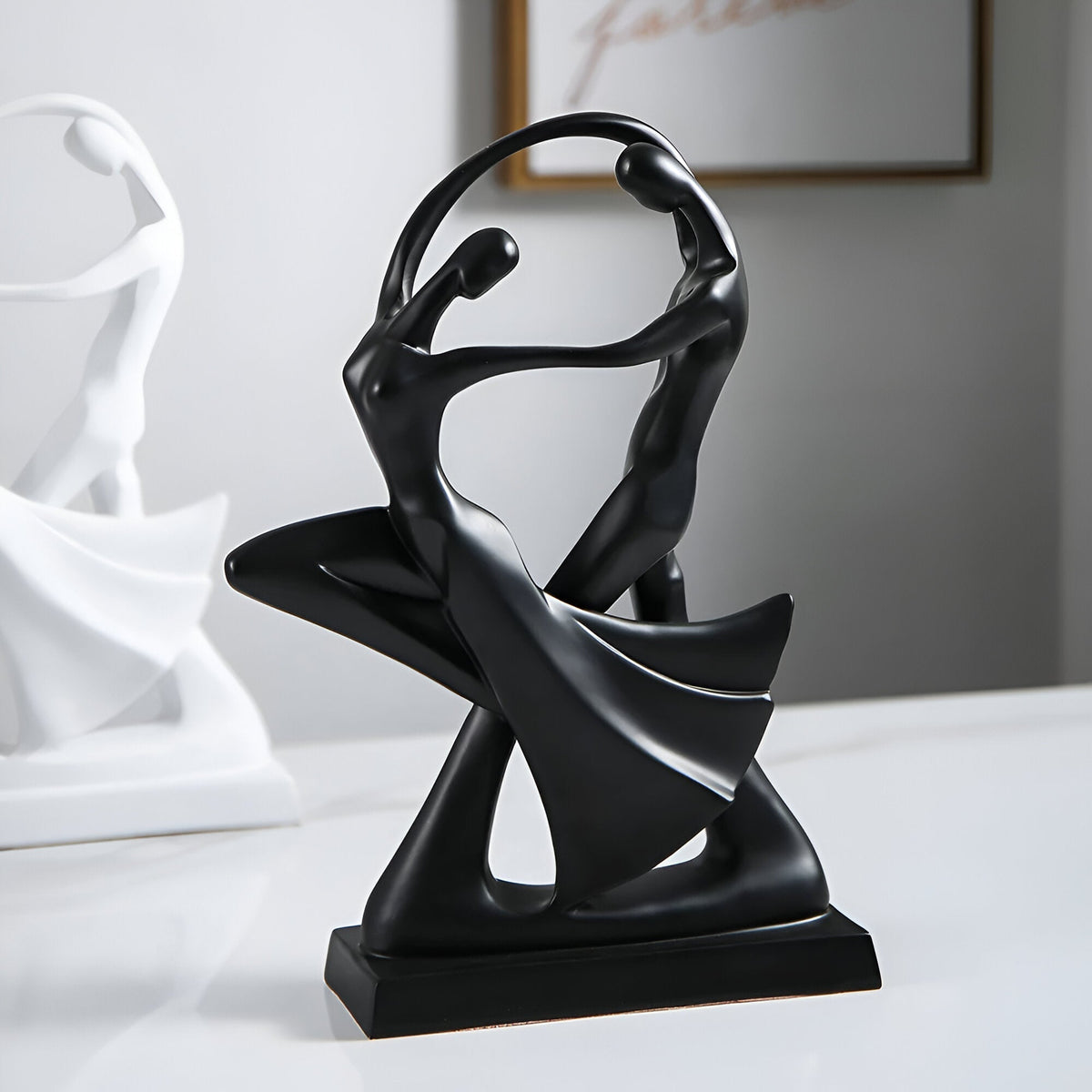 SwayDuo | Moderne dansharsen sculptuur
