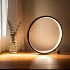 LED Minimalistische dimbare ronde Tafellamp - RumiLight