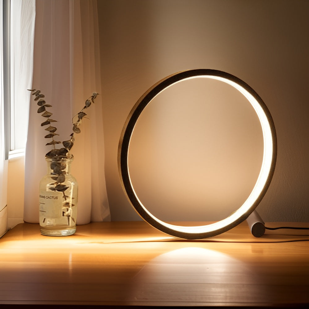 LED Minimalistische dimbare ronde Tafellamp - RumiLight