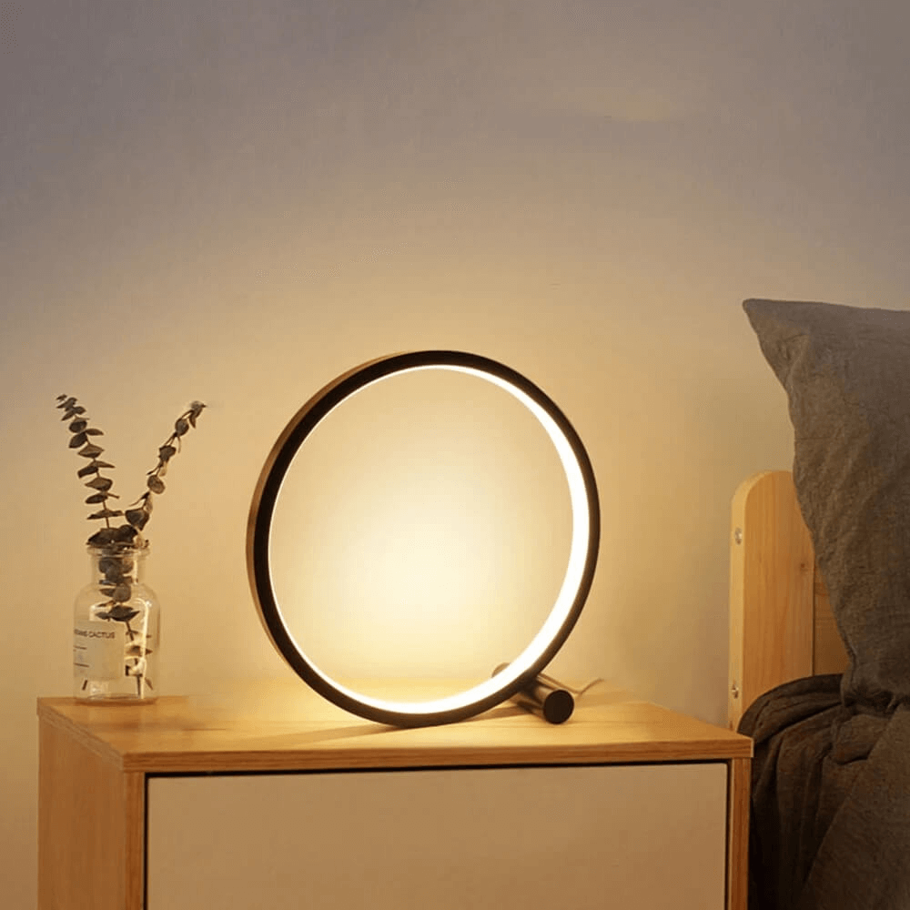 LED Minimalistische dimbare ronde Tafellamp - RumiLight