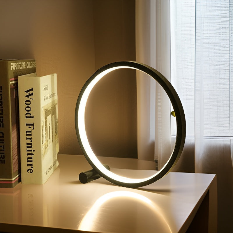 LED Minimalistische dimbare ronde Tafellamp - RumiLight