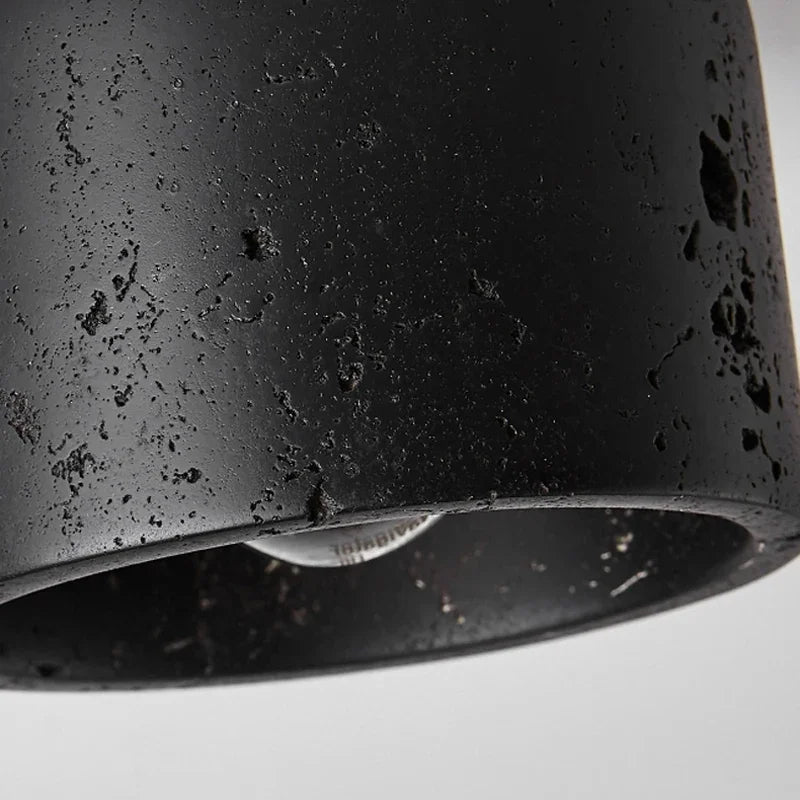Moderne Stein Plafondlamp – Rustieke verlichting voor woonkamer en gang