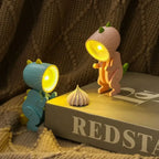 Schattige Dinosaurier LED Tafellampen Instelbare Dierfiguren Nachtlampjes voor Kinderen