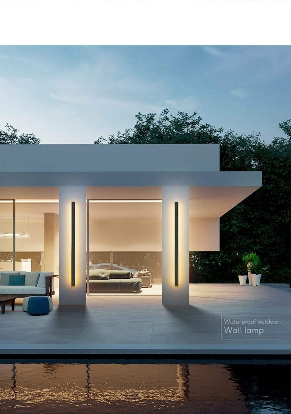 LED Buiten Wandlamp Avosian