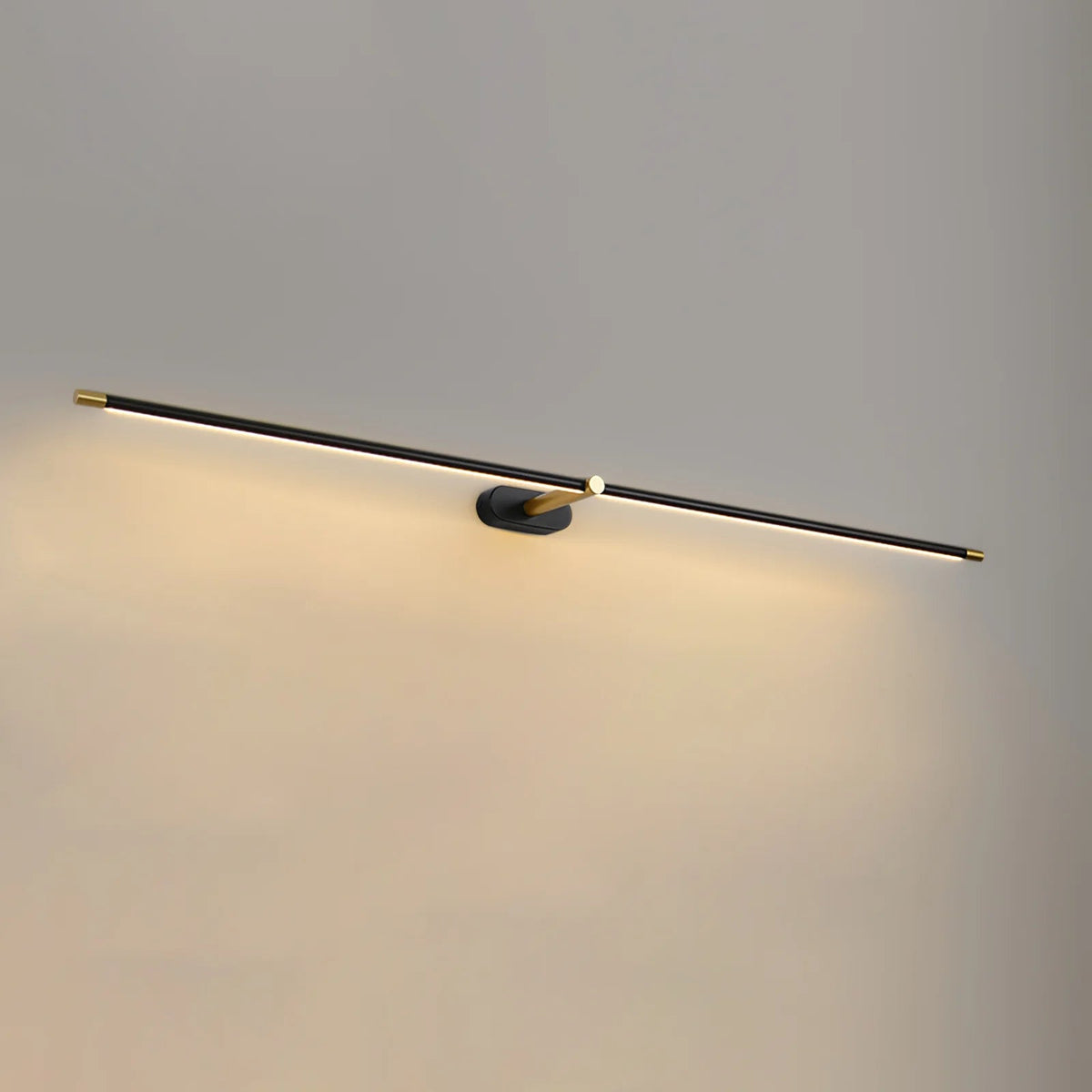 Avosian | LED Badkamerspiegel Wandlamp – Minimalistische Wandbeugel met Warm Licht, Aluminium 70/100/130 cm