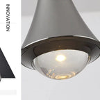 Moderne zilveren hanglamp - Stijlvolle verlichting voor eetkamer of keuken
