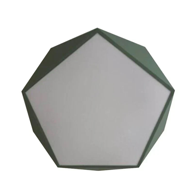 Pentagon LED Plafondlamp Macaron voor Moderne Kinderkamer – Designer Plafondlamp