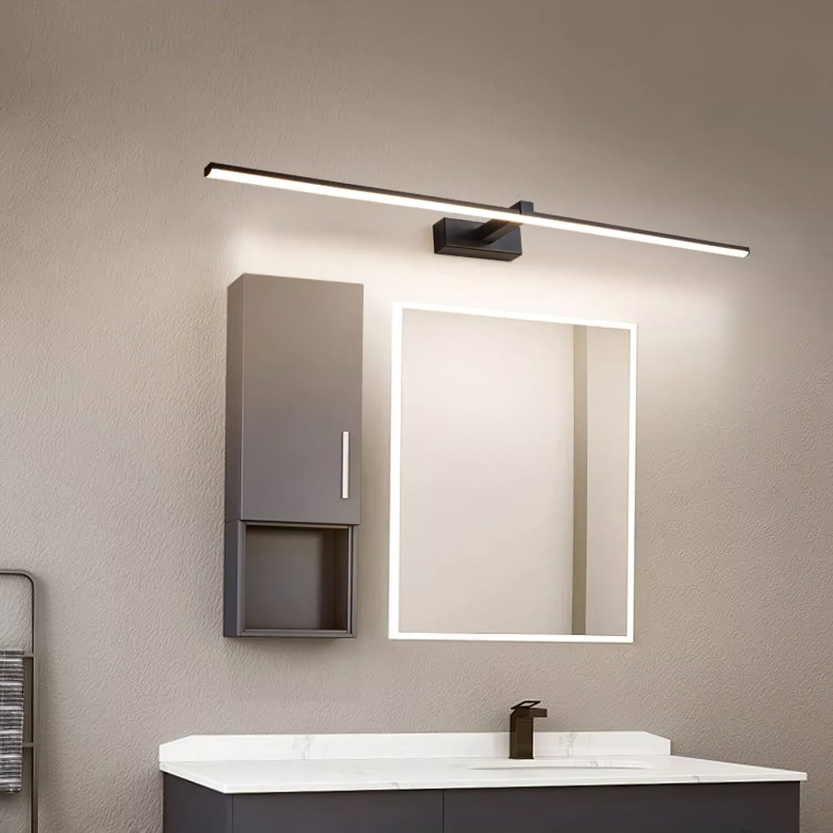 Metaal Lineaire Spiegel Lamp Steun Wandlamp | Avosian