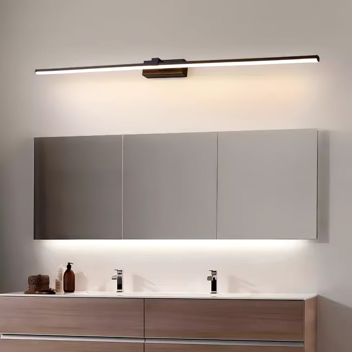 Metaal Lineaire Spiegel Lamp Steun Wandlamp | Avosian