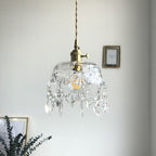 Minimalistische Retro Kristallglas Pendelleuchte Avosian