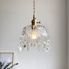 Minimalistische Retro Kristallglas Pendelleuchte Avosian