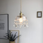 Minimalistische Retro Kristallglas Pendelleuchte Avosian