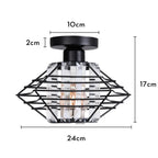 Moderne Kristalplafondlamp - Elegante Scandinavische plafondlamp voor woonkamer en hal