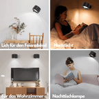 360° draadloze oplaadbare wandlamp | Veelzijdige LED-verlichtingsoplossing