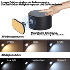 360° draadloze oplaadbare wandlamp | Veelzijdige LED-verlichtingsoplossing