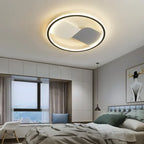 Moderne LED ceiling lamp with round design – Dimmable for bedroom and living room