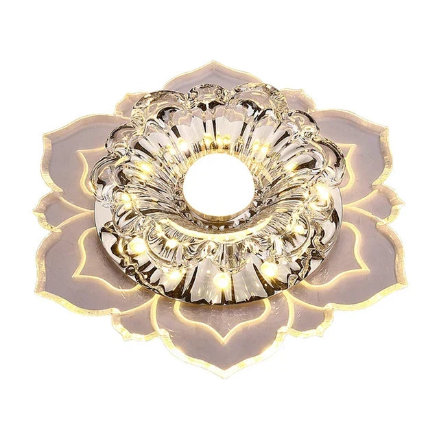 Elegante Crystal Plafondlamp met LED – Moderne Verlichting voor Woonruimtes