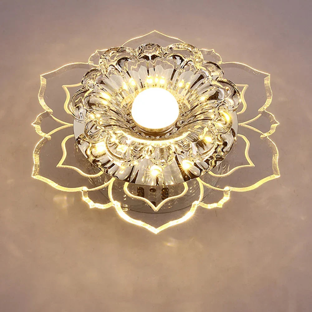 Elegante Crystal Plafondlamp met LED – Moderne Verlichting voor Woonruimtes