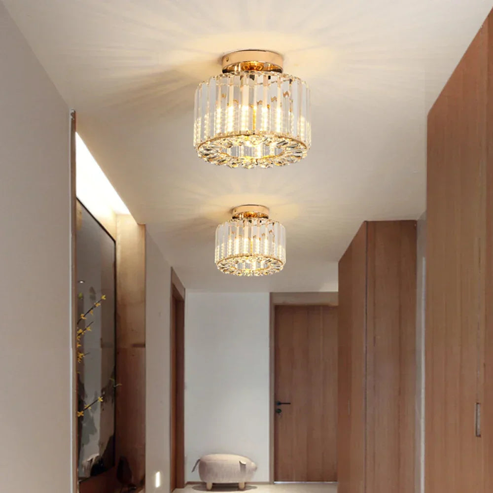 Elegante kristallen plafondlamp - Luxe verlichting voor woon- en hal