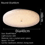 Elegante LED-kroonluchter – Moderne plafondlamp met kristal voor woonkamer en slaapkamer