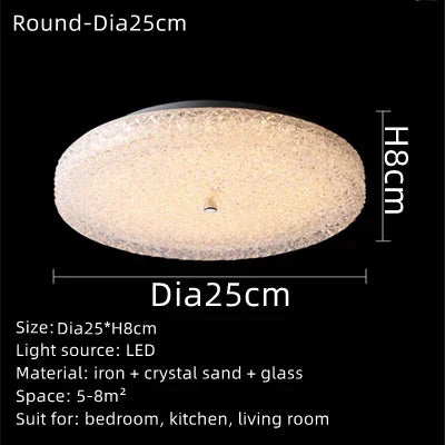 Elegante LED-kroonluchter – Moderne plafondlamp met kristal voor woonkamer en slaapkamer