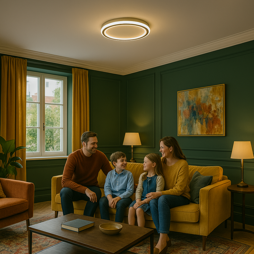Moderne plafondlamp - kamerlicht