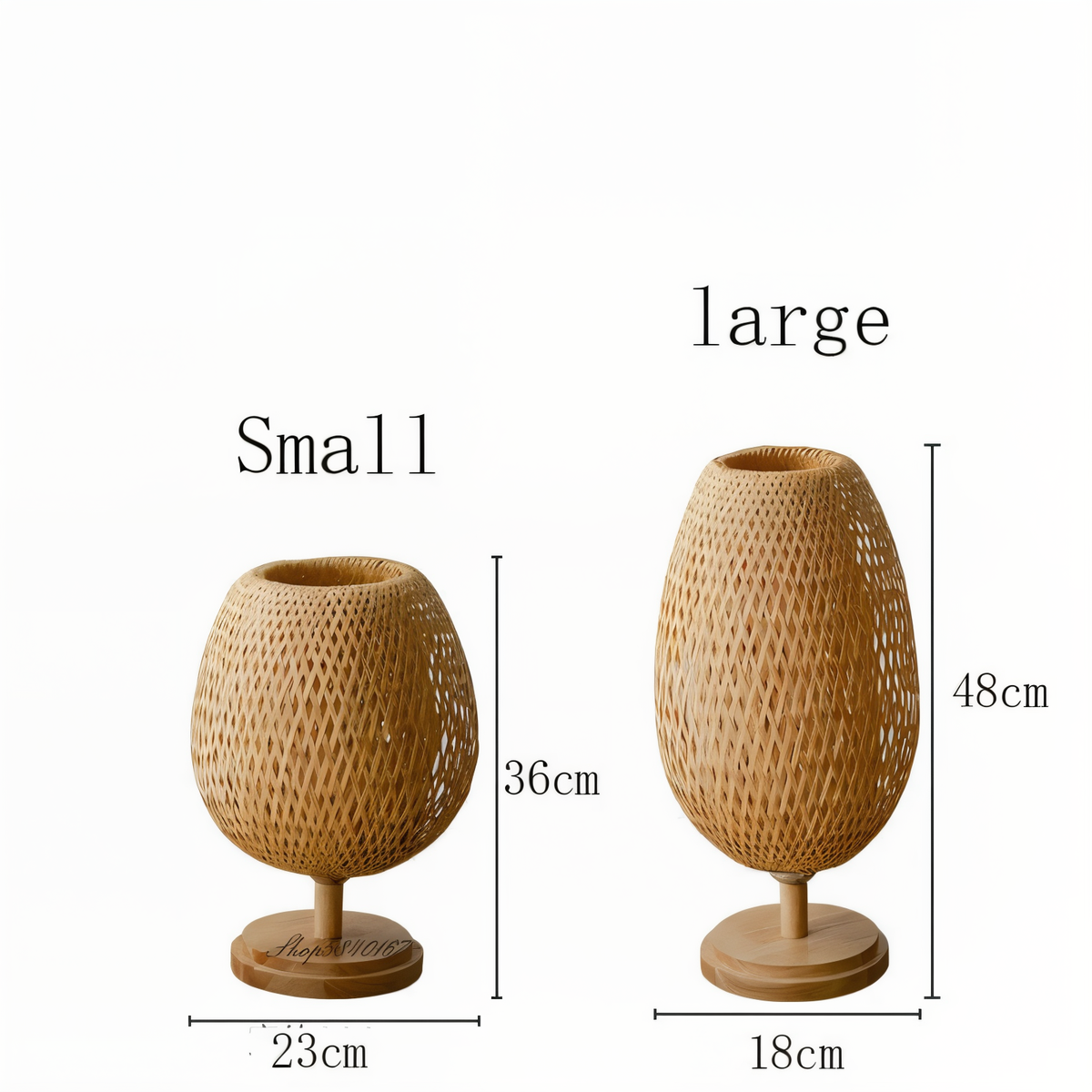 NatureHue Vintage Bamboe Tafellamp Creatieve Geweven Rieten Bureau Lamp