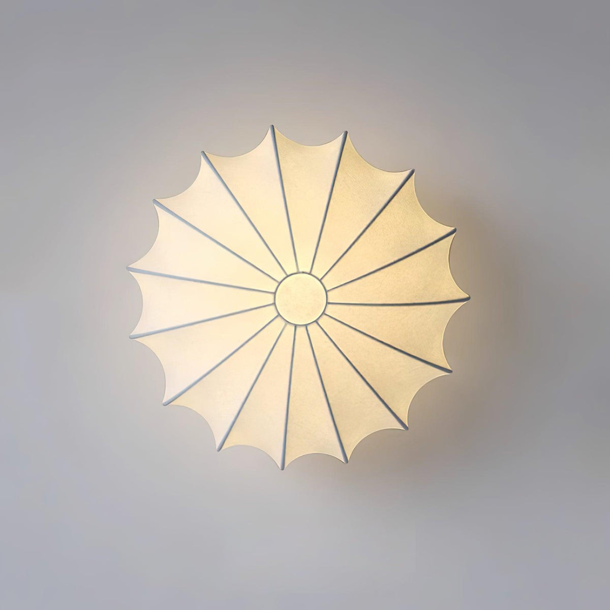 Bowl-vormige stoffen plafondlamp Elegant ontwerp