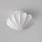 Bowl-vormige stoffen plafondlamp Elegant ontwerp