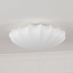 Bowl-vormige stoffen plafondlamp Elegant ontwerp