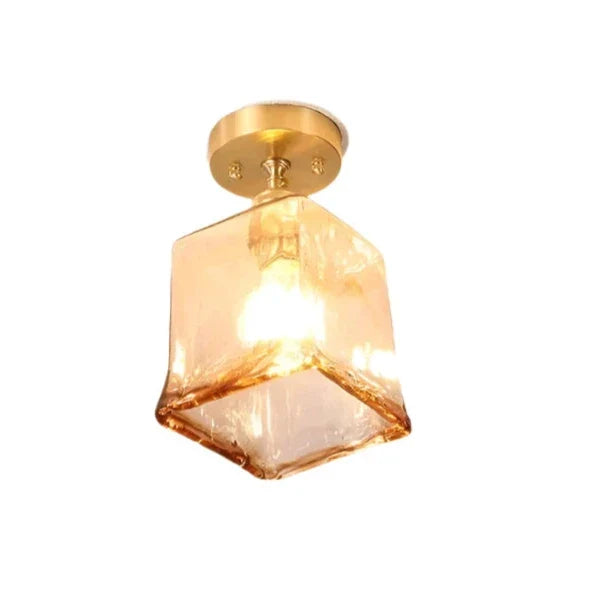 Nordic plafondlamp met creatief glazen koepelontwerp - Modern design voor hal en woonkamer