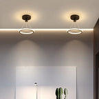 Moderne LED plafondlamp voor hal en entree, minimalistische verlichting