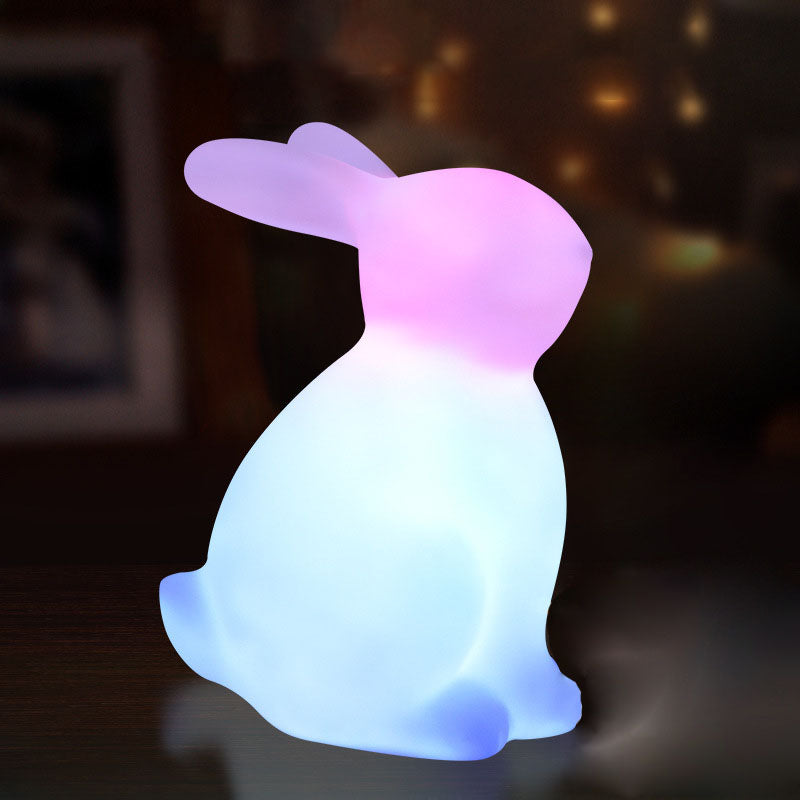 Moderne creatieve Konijnen PE LED Tafellamp voor de slaapkamer
