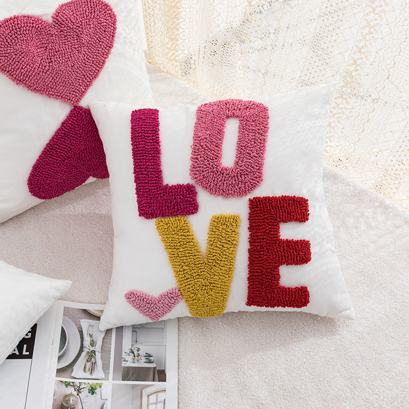 Decoratieve Hoes met Hartpatroon Avosian