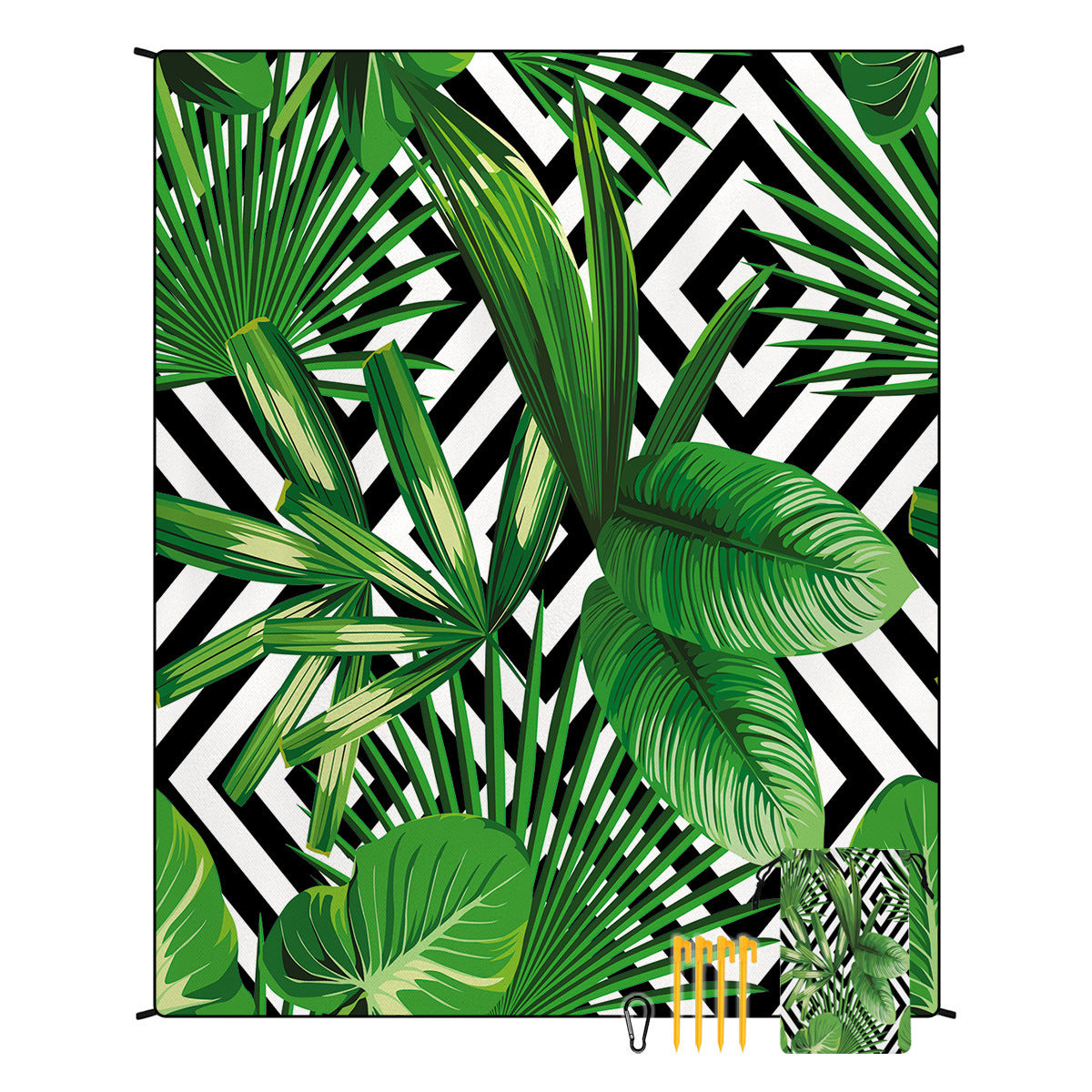 Geometrische Print Wandtapijt Avosian