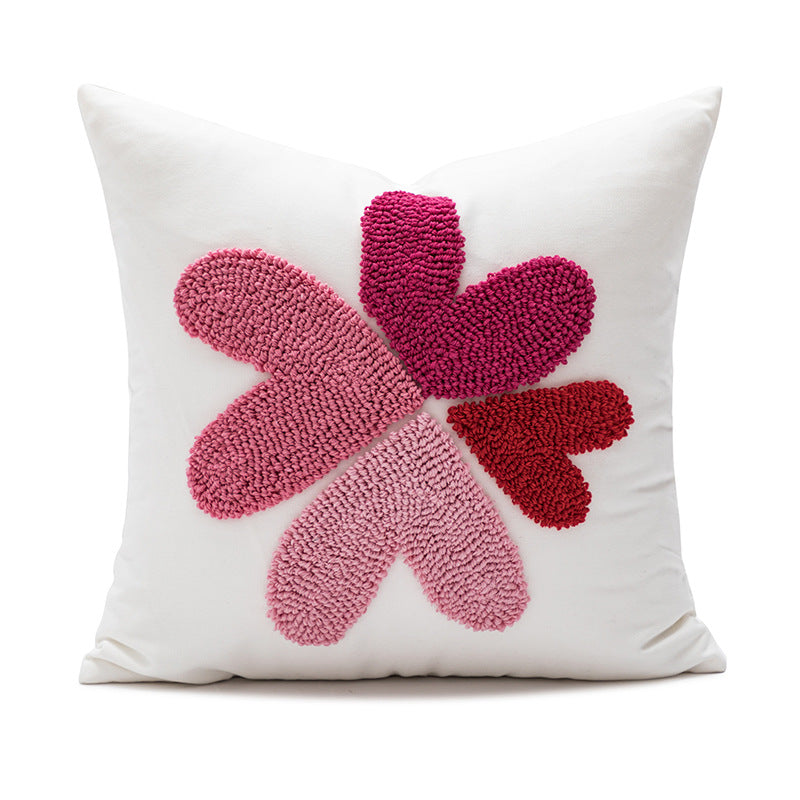 Decoratieve Hoes met Hartpatroon Avosian