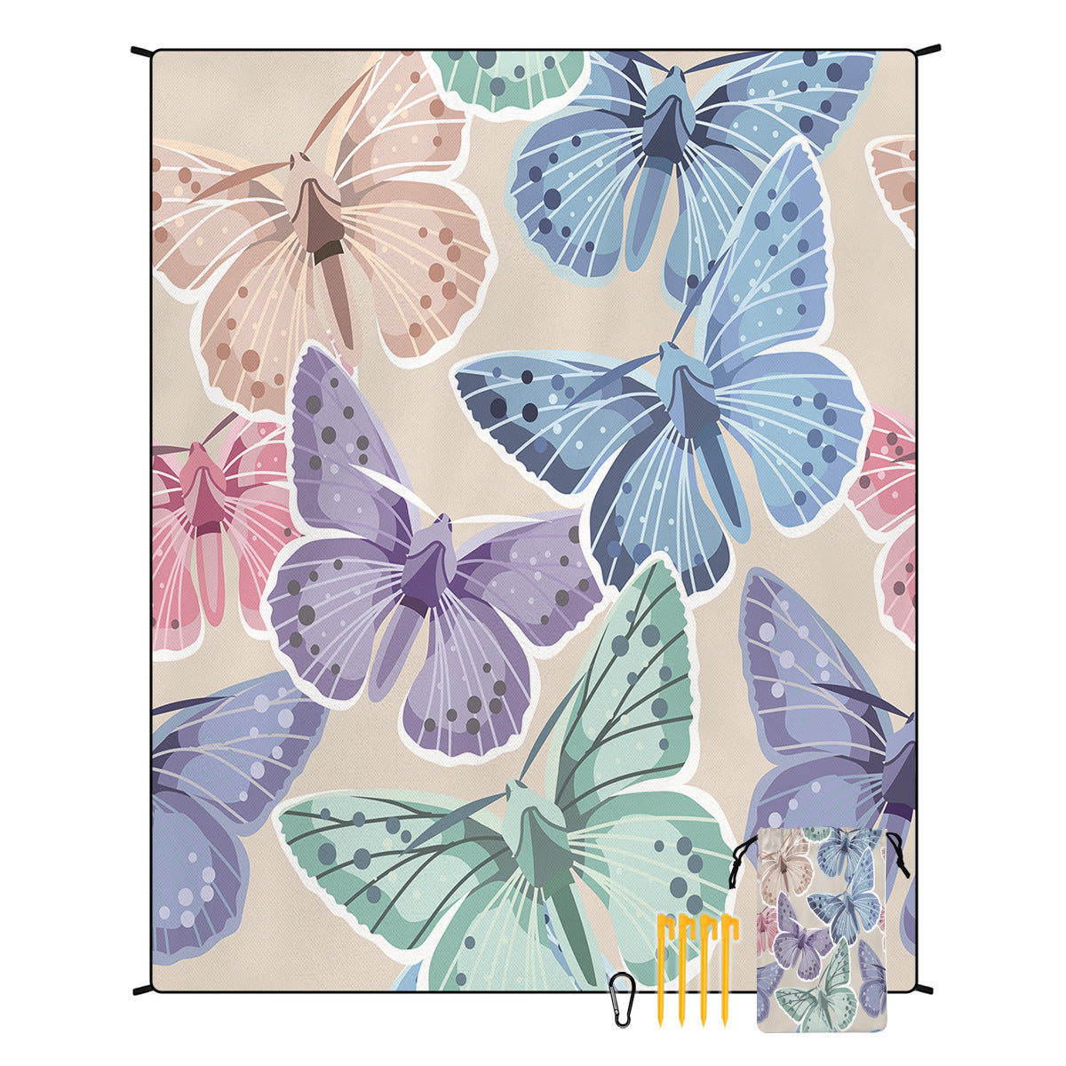 Geometrische Print Wandtapijt Avosian