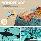 Geometrische Print Wandtapijt Avosian