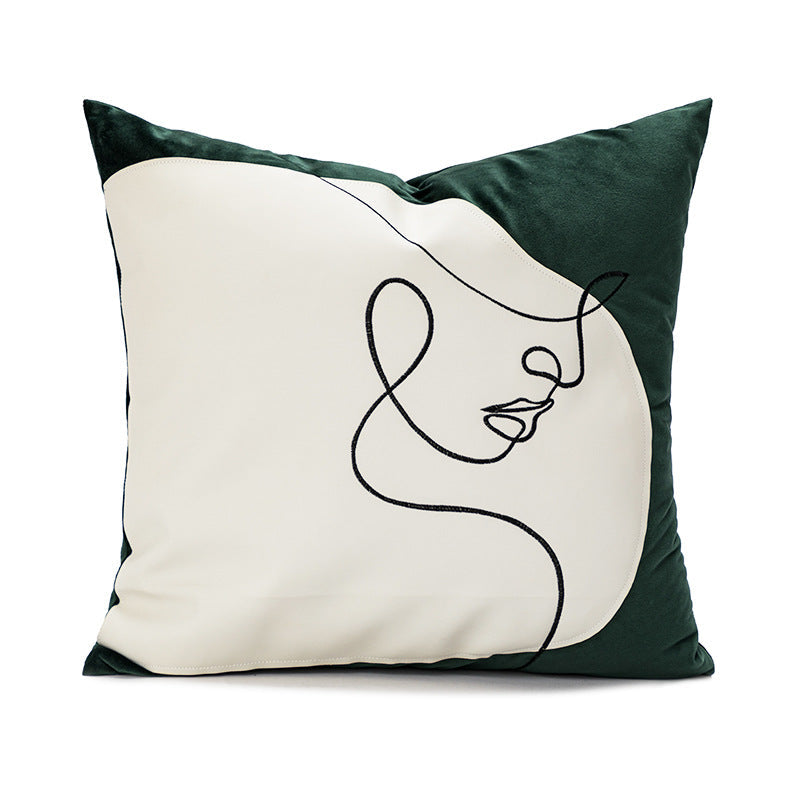 Decoratieve Kussensloop met moderne minimalisme en uniek kunstontwerp Avosian