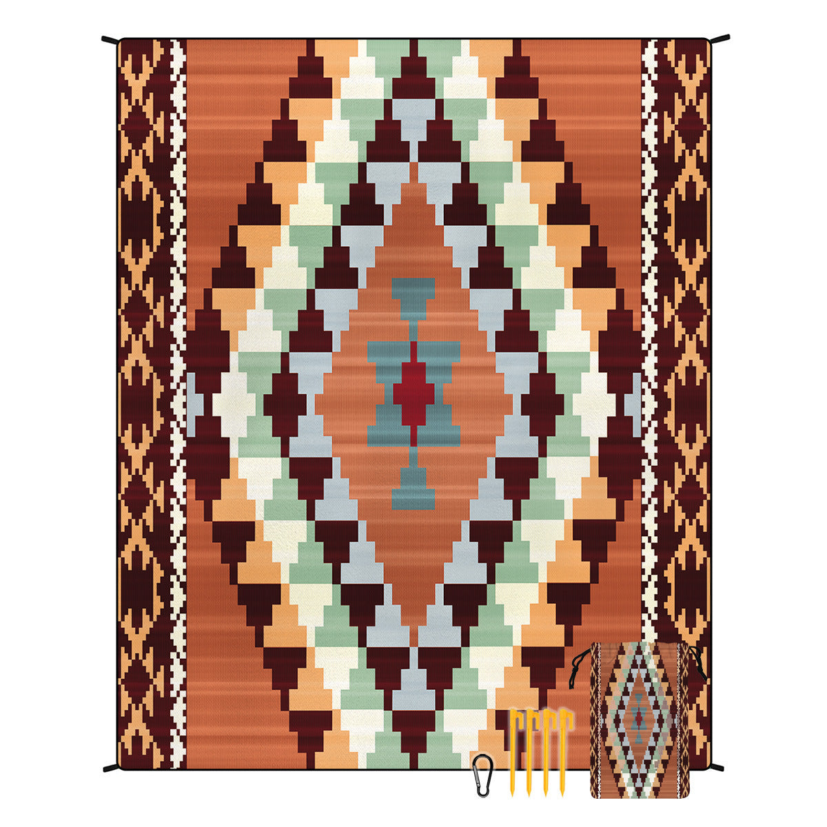 Geometrische Print Wandtapijt Avosian