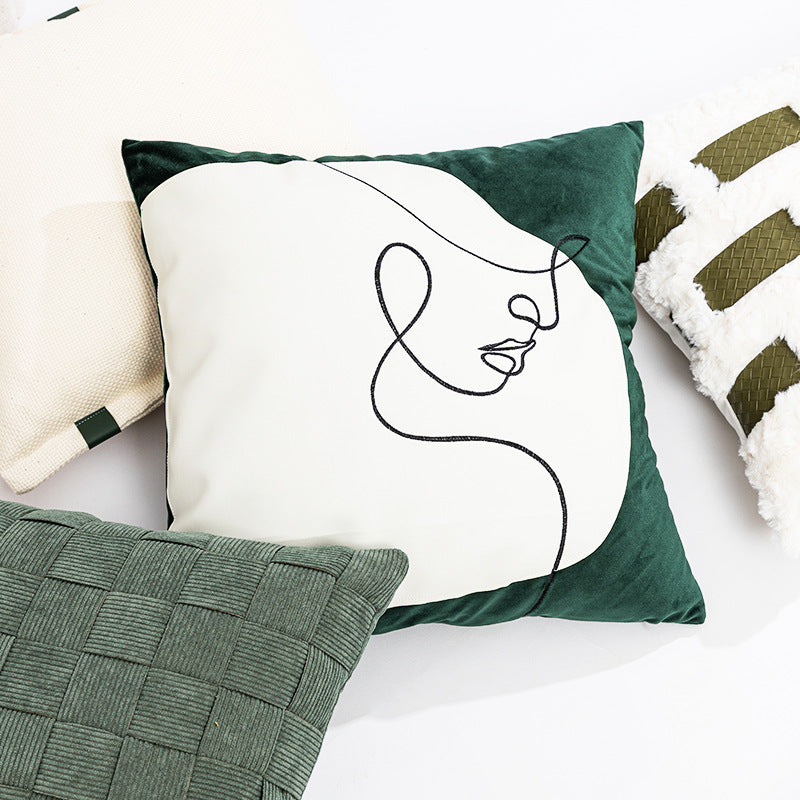 Decoratieve Kussensloop met moderne minimalisme en uniek kunstontwerp Avosian