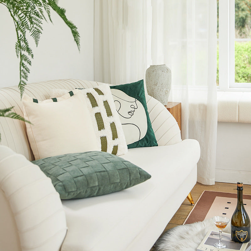 Decoratieve Kussensloop met moderne minimalisme en uniek kunstontwerp Avosian